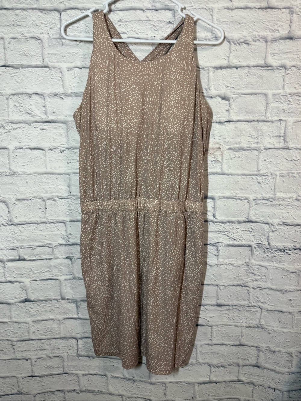 Prana Kamen Midi Dress with built in padded bra, Large